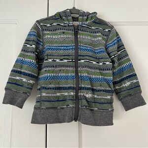 Gymboree Zip-Up Hoodie Sweatshirt Toddler Boy Size 18-24 Months